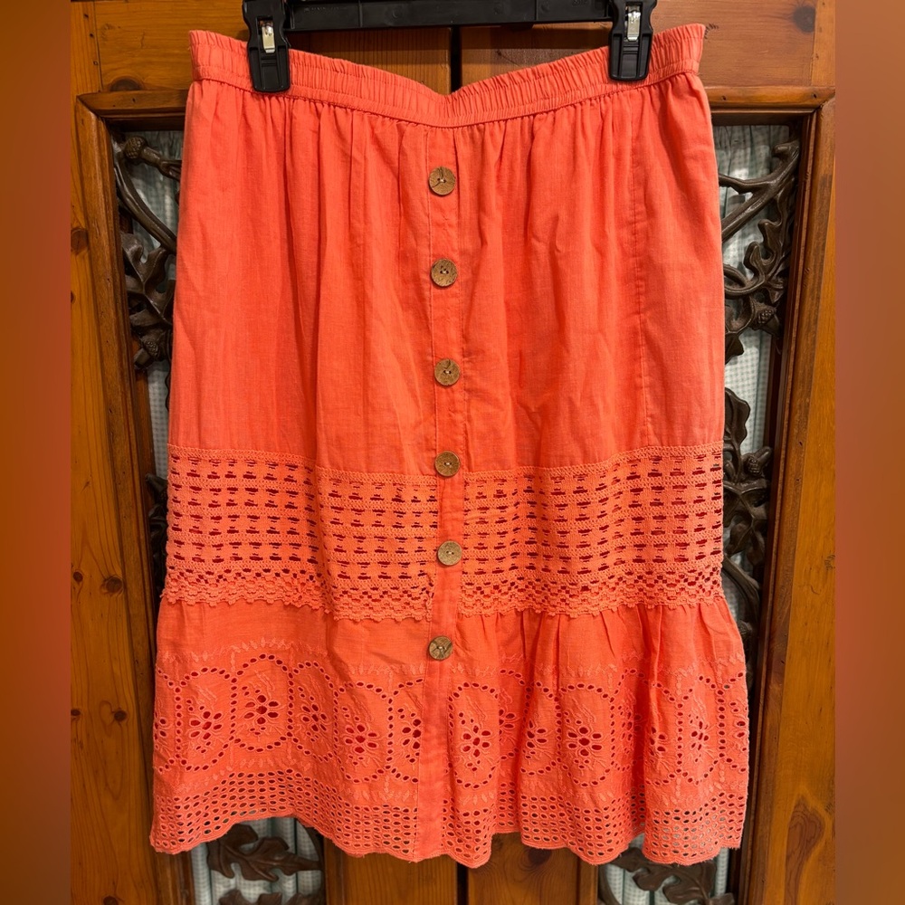 NAOO Coral Midi Skirt